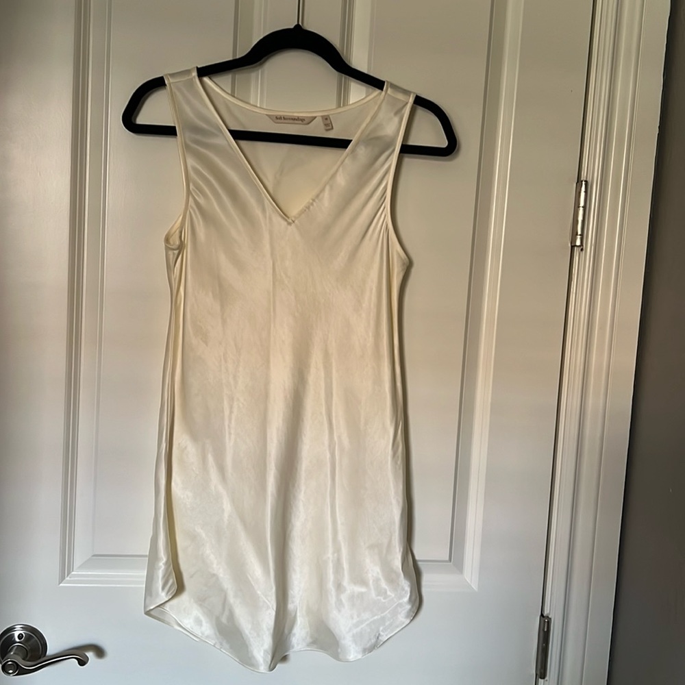 NWOT Soft Surroundings, cream tunic, size XS